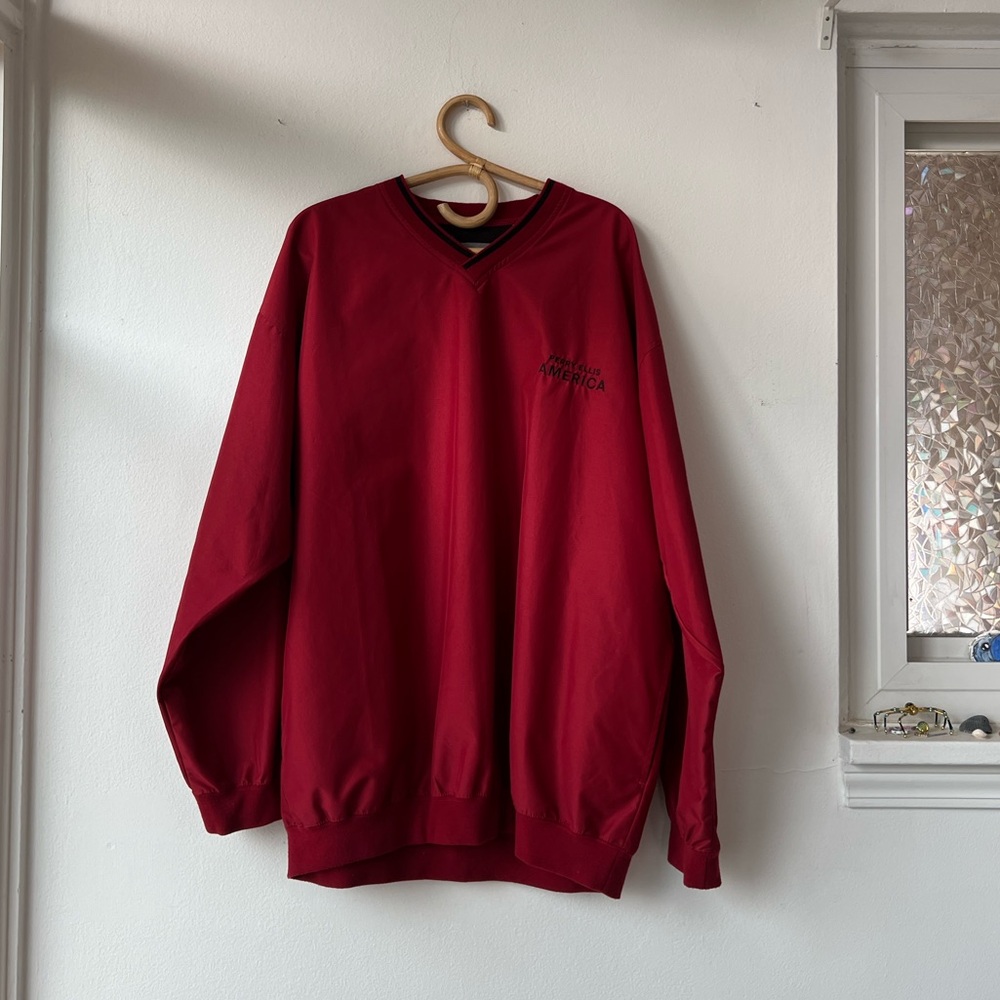 Perry Ellis America Active PE Red Pullover